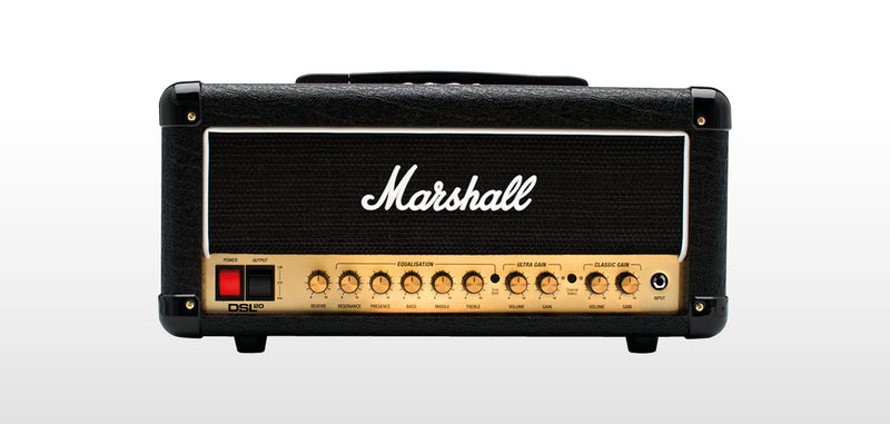 Marshall Amps DSL20HR 20W all valve 2 channel head with digital Reverb