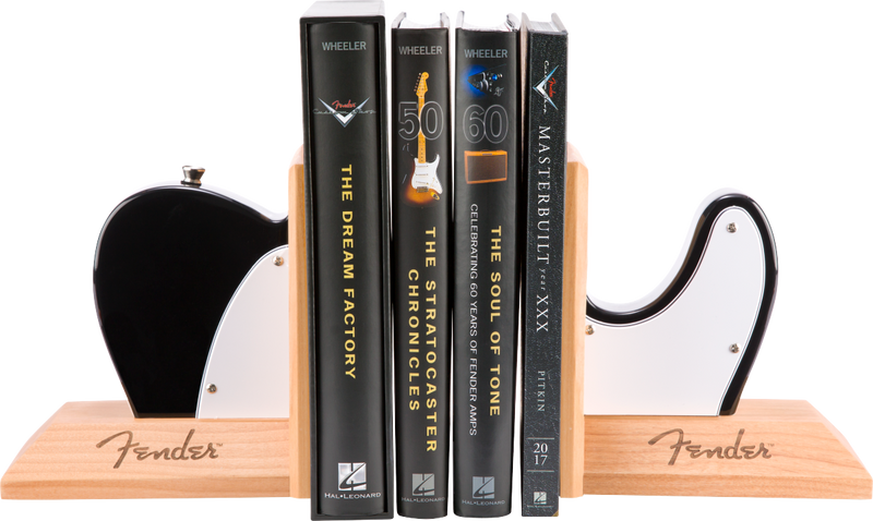 Fender Tele Body Bookends, Black