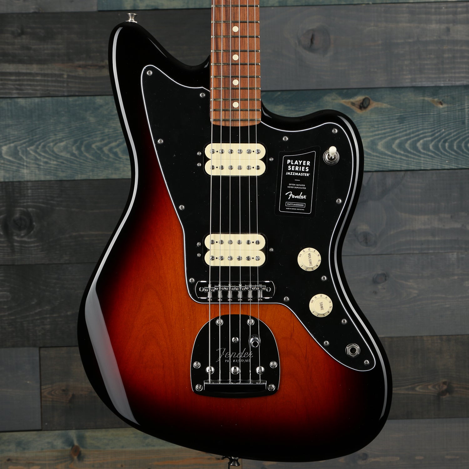 Fender Player Jazzmaster®, Pau Ferro Fingerboard, 3-Color Sunburst