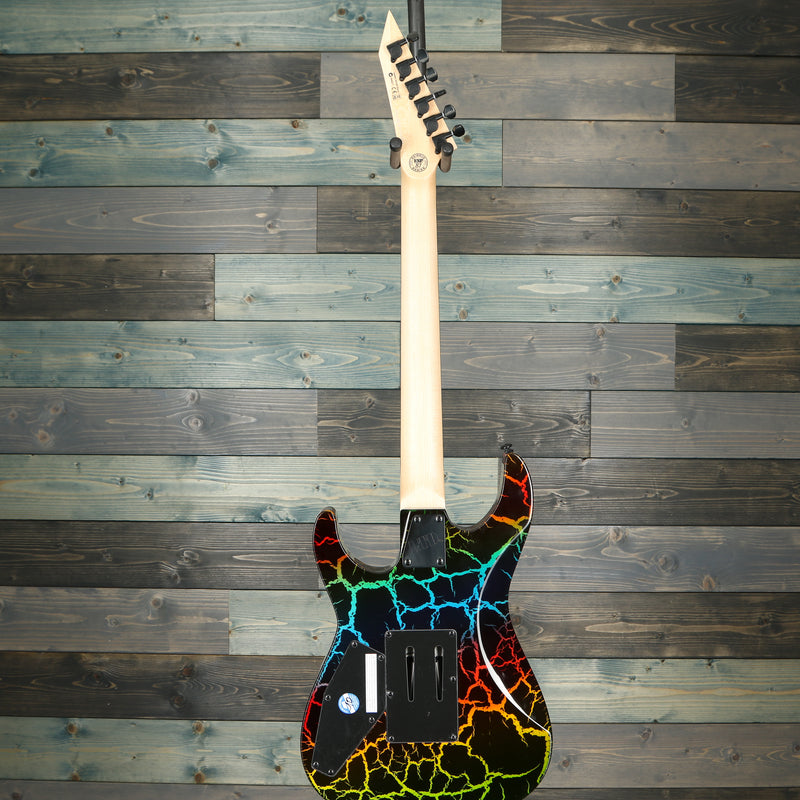 ESP LTD Mirage Deluxe '87 Electric Guitar - Rainbow Crackle