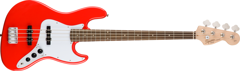 Fender Squier Affinity Series Jazz Bass, Laurel Fingerboard, Race Red
