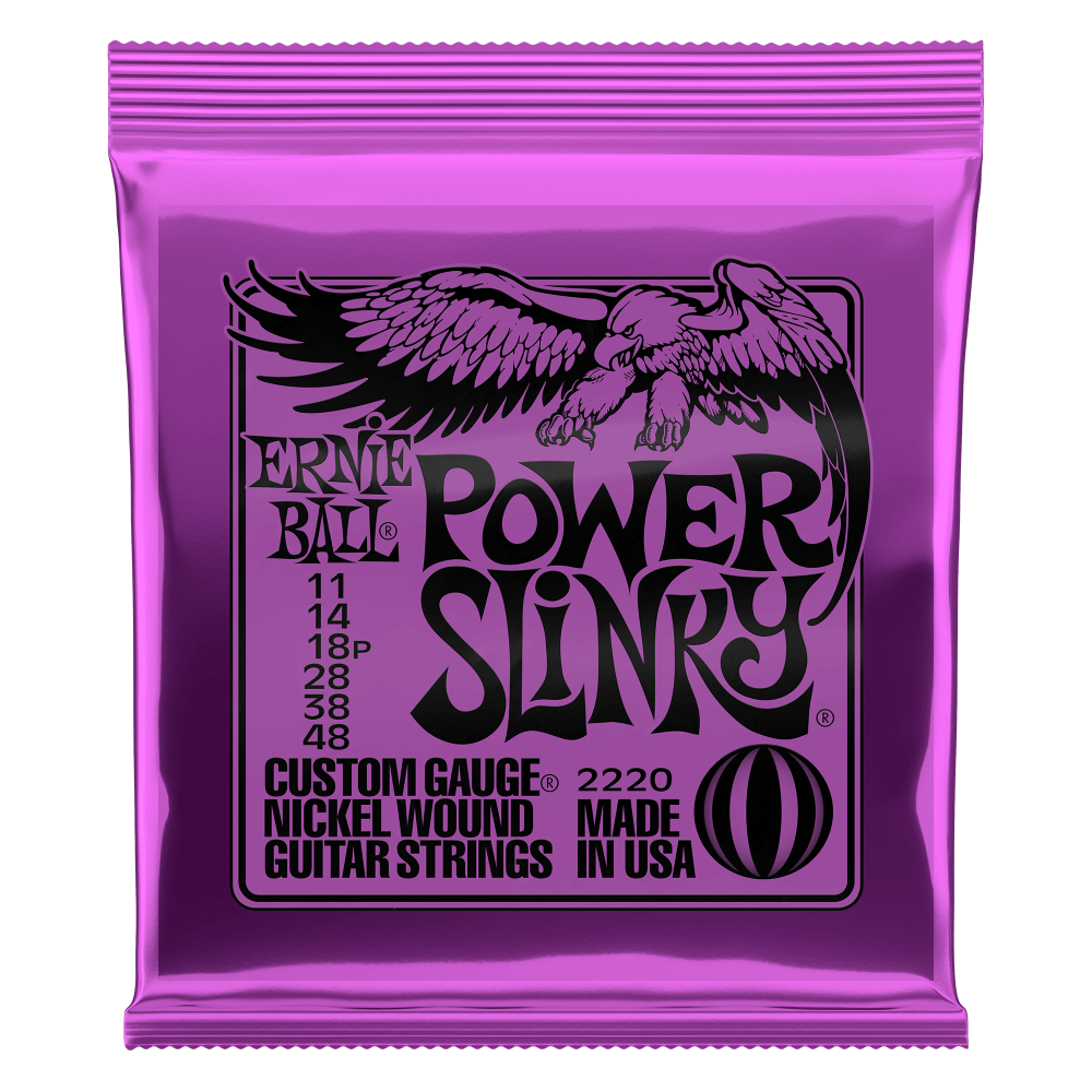 Ernie Ball 2220 Power Slinky Nickel Wound Electric Guitar Strings