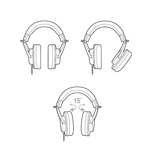 Audio-Technica ATH-M20x Professional Monitor Headphones