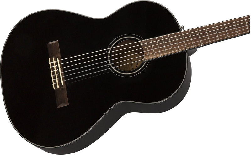 Fender CN-60S Nylon, Walnut Fingerboard, Black