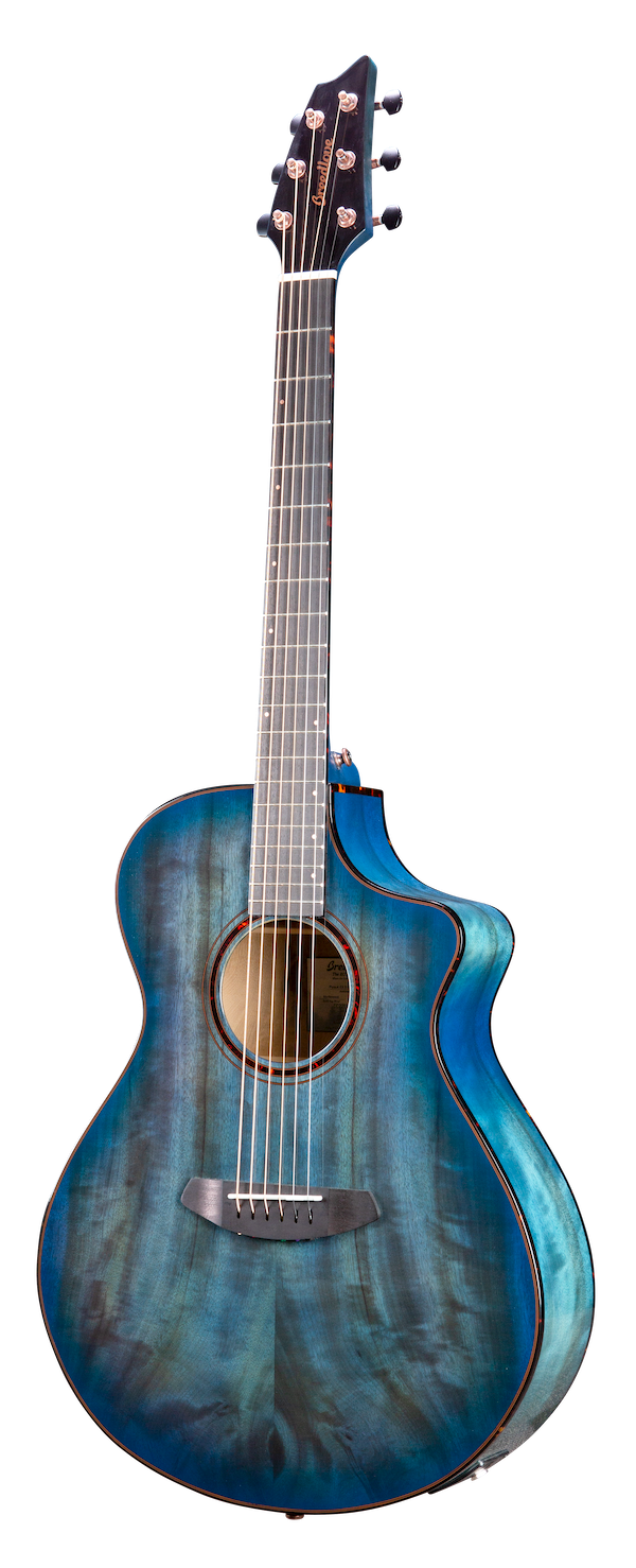 Breedlove Pursuit Exotic S Concert Blue Eyes CE Myrtlewood-Myrtlewood