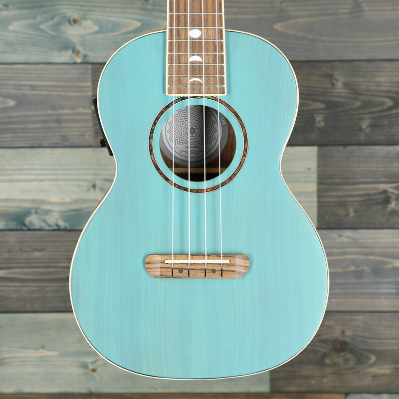 Fender Dani Harrison Uke, Walnut Fingerboard, Turquoise