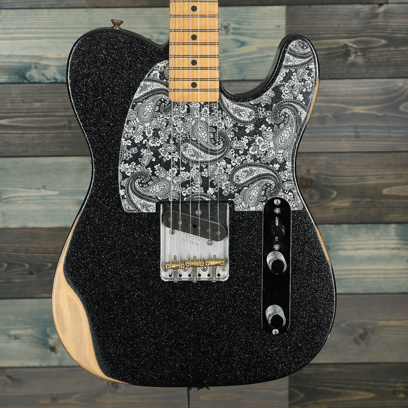 Fender Brad Paisley Esquire, Maple, Black Sparkle w/Bag
