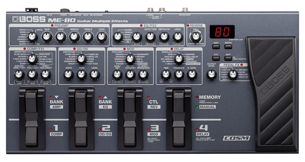 Boss ME-80 Guitar Multiple Effects