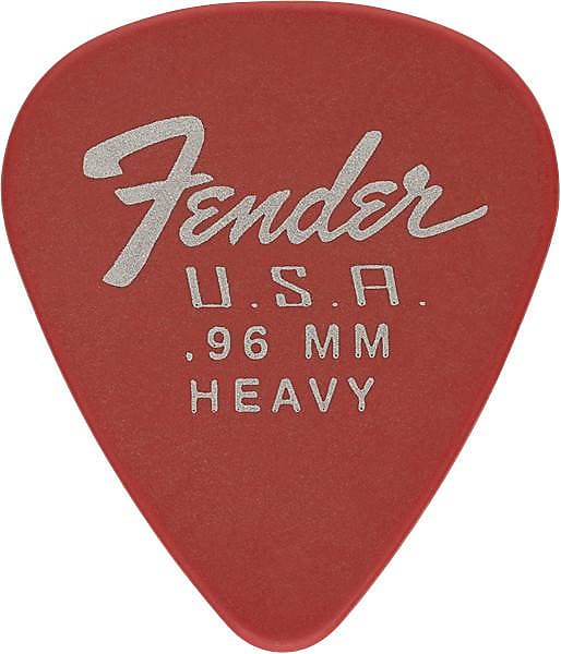 Fender 351 Dura-Tone .96 12-Pack, Fiesta Red
