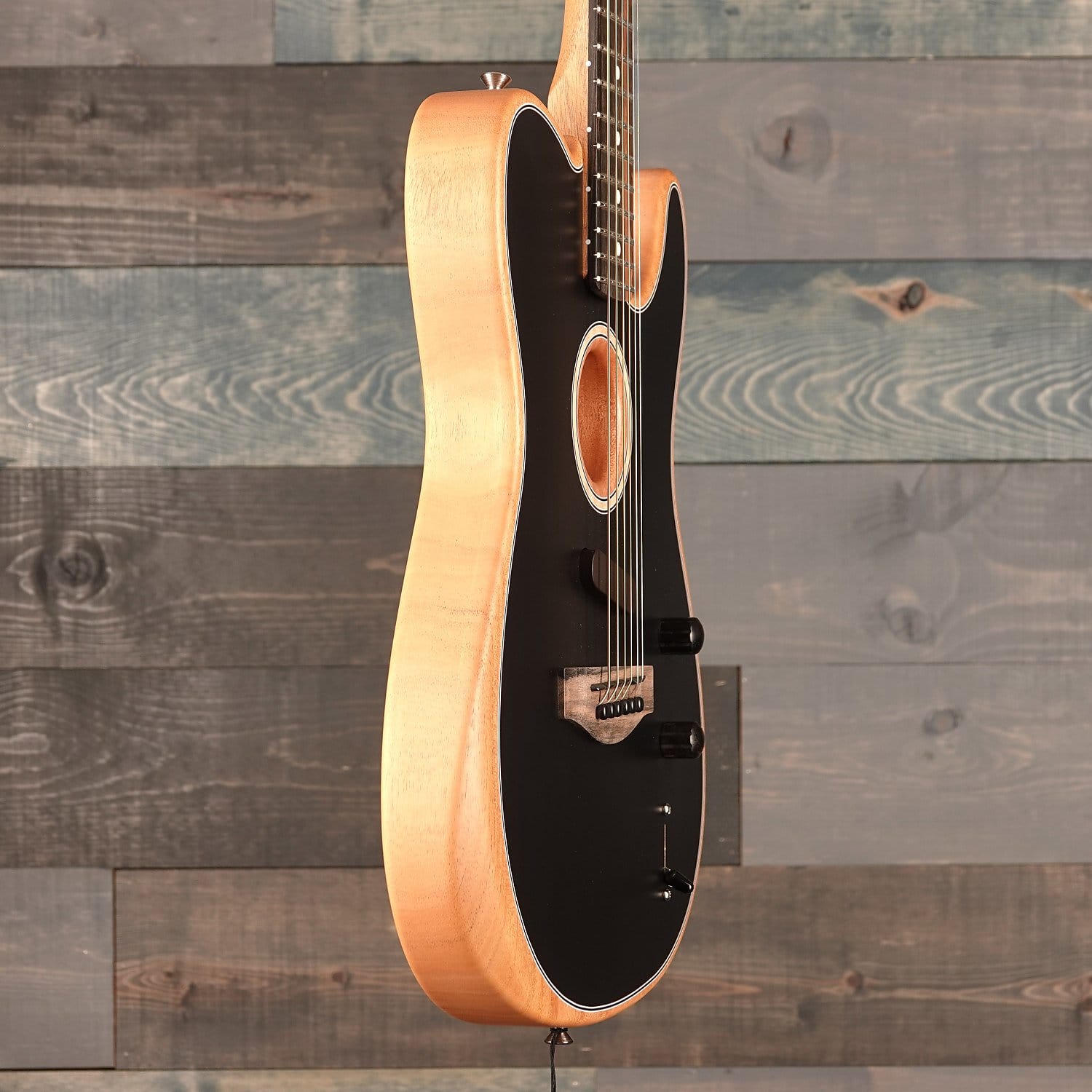 Fender American Acoustasonic™ Telecaster®, Ebony Fingerboard, Black