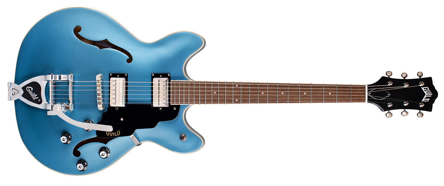 Guild Starfire I Double-Cut w/GVT Electric - Pelham Blue