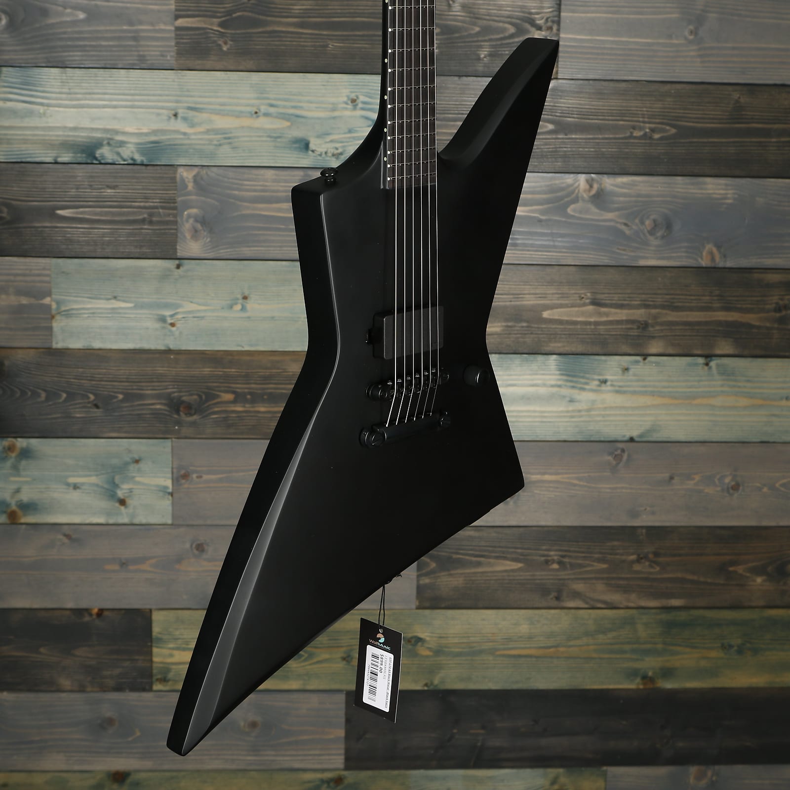 ESP LTD EX Black Metal - Black Satin