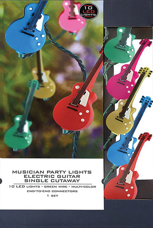 Axe Heaven Musician Party Lights – Electric Guitar Single-Cutaway Edition