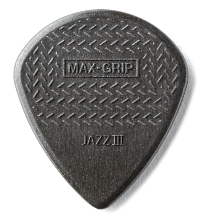 Dunlop Max-Grip Jazz III Carbon Fiber Pick, 6-Pack