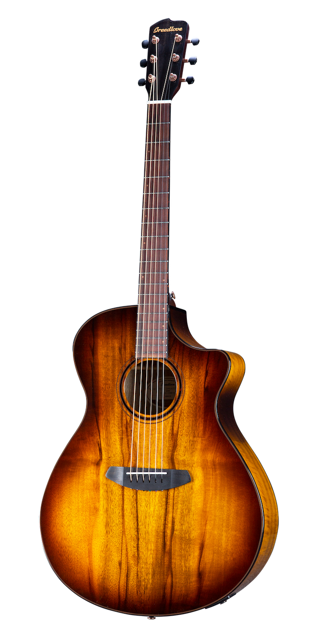 Breedlove Pursuit Exotic S Concerto Tiger's Eye CE Myrtlewood-Myrtlewood