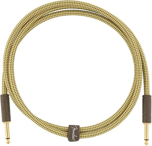 Fender Deluxe Series Instruments Cable, Straight/Straight, 5', Tweed