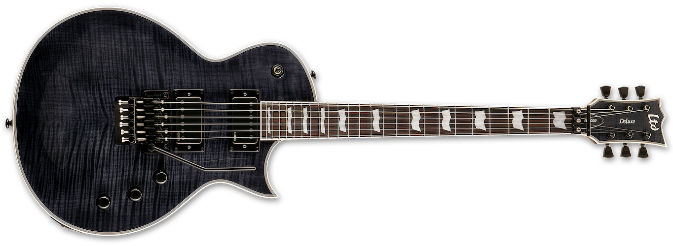 ESP LTD EC-1000FR Guitar - See Through Black