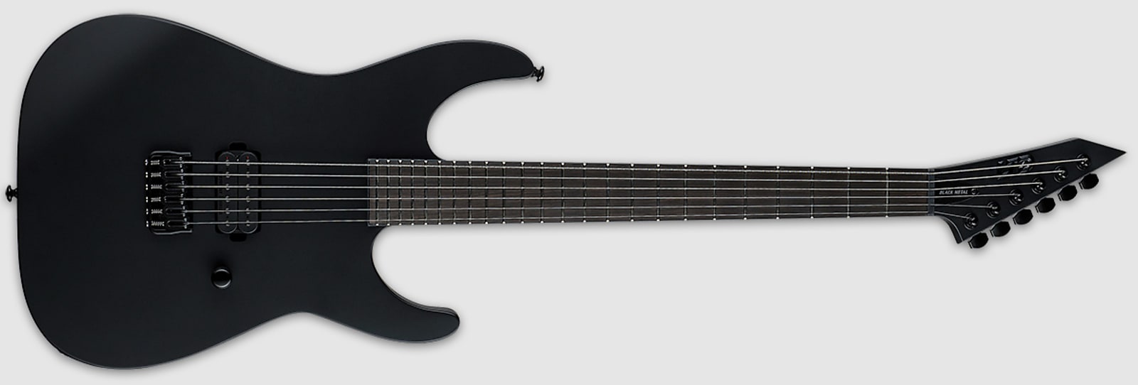 ESP LTD M-HT Black Metal Guitar - Black Satin