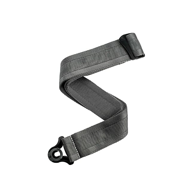 D'Addario Auto Lock Guitar Strap - Metal Grey