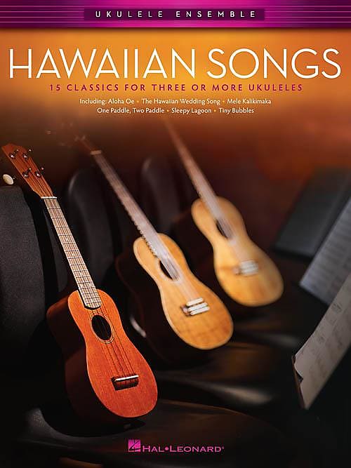 Hawaiian Songs Ukulele Ensemble Book