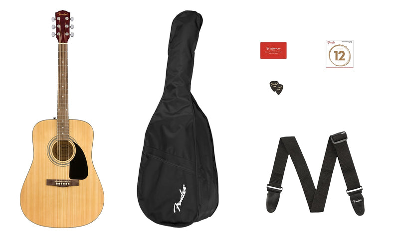 Fender  FA-115 Dreadnought Pack, Natural, Walnut Fingerboard