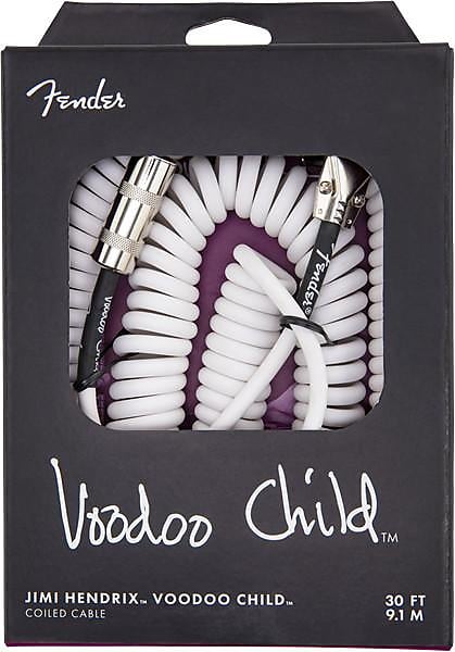 Fender Hendrix Voodoo Child™ 30ft Cable, White