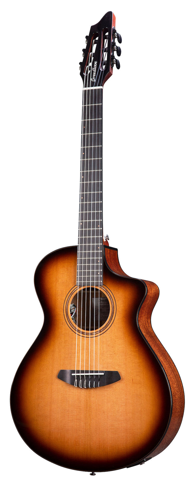 Breedlove Solo Pro Concert Edgeburst Nylon CE Red Cedar-African Mahogany