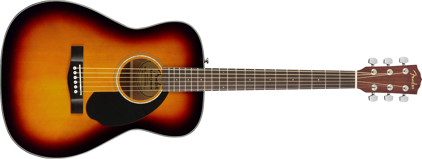 Fender CC-60S Concert, Walnut Fingerboard, 3-Color Sunburst