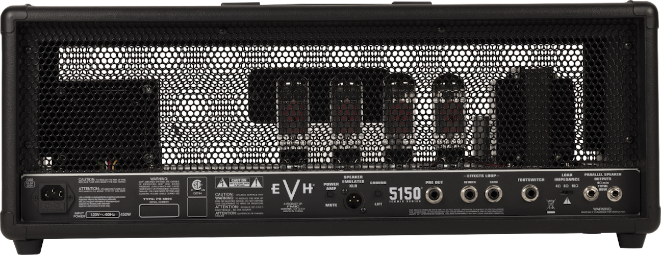 EVH 5150 Iconic Series 80W Head, Black