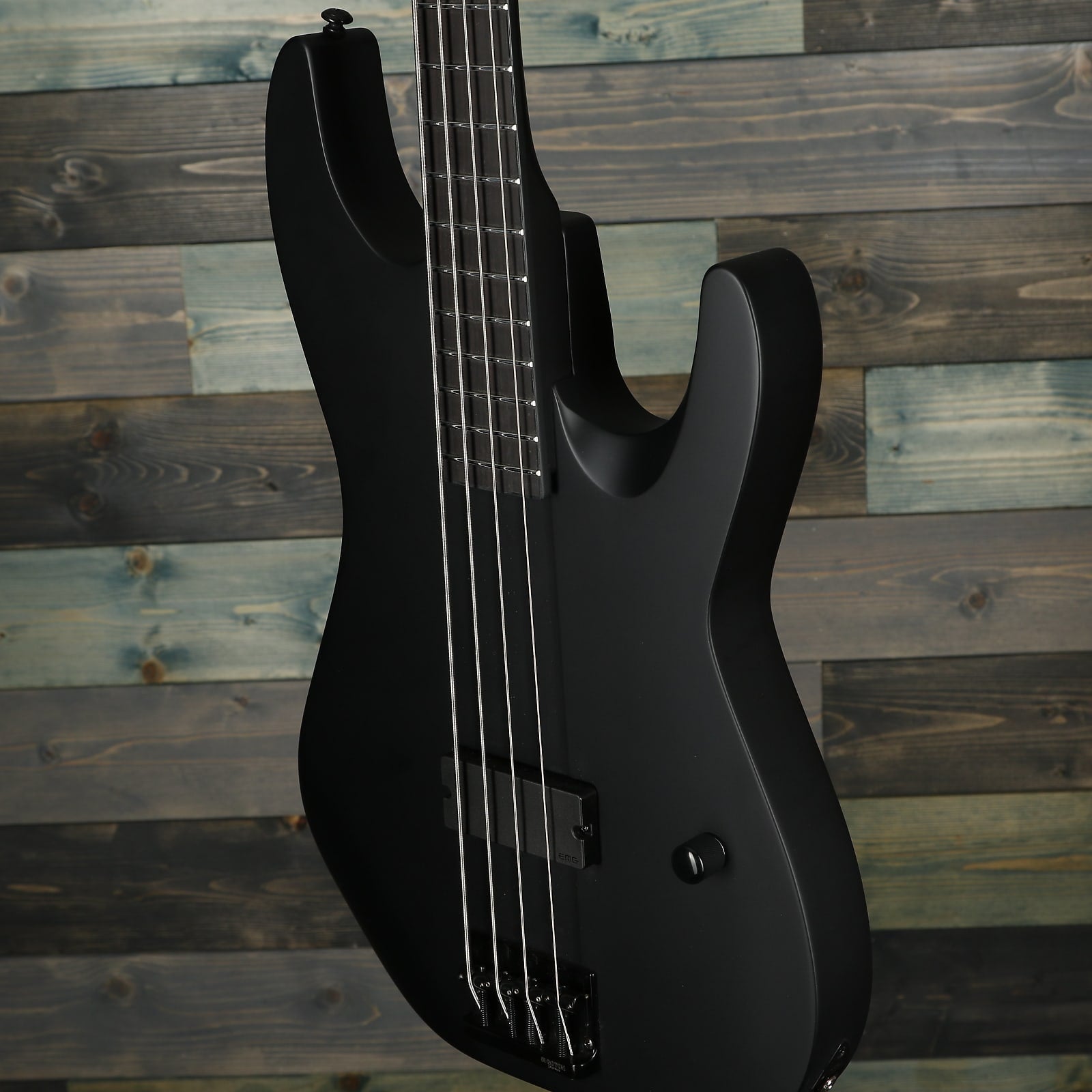 ESP LTD M-4 Bass Black Metal Series - Black Satin