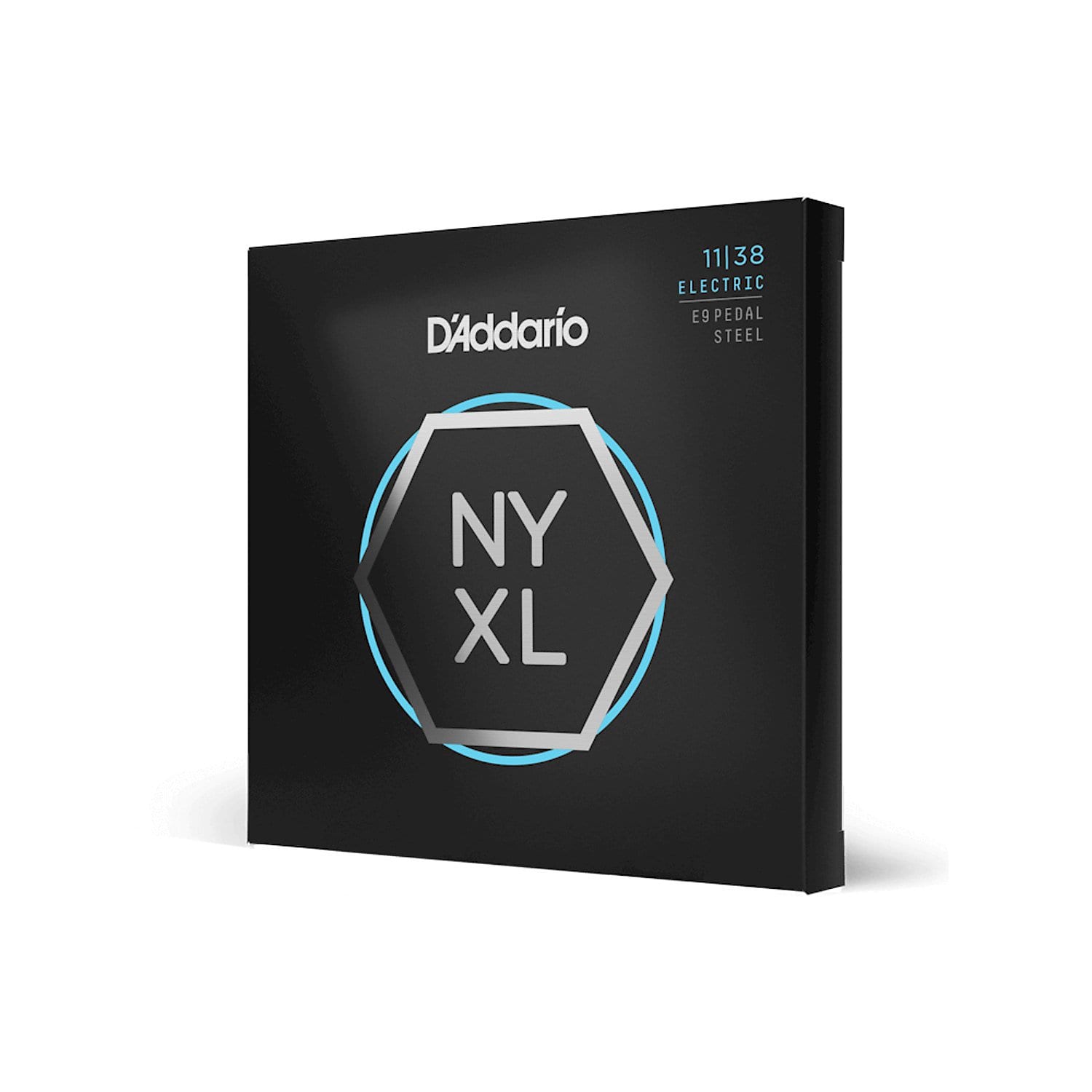 D'Addario NYXL1138PS Nickel Wound E9 Pedal Steel Guitar Strings, Reg. Light