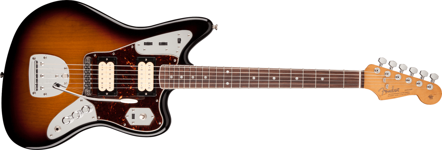 Fender Kurt Cobain Jaguar, Rosewood Fingerboard, 3-Color Sunburst