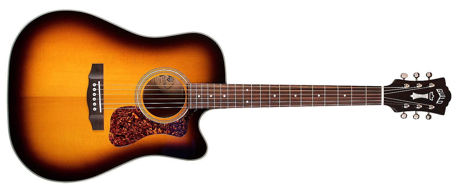 Guild D-140CE Acoustic Guitar - Antique Sunburst