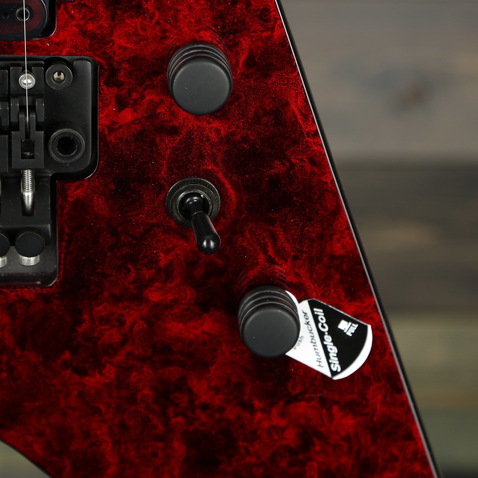 Schecter V-1 FR Apocalypse Red Reign - Red Reign