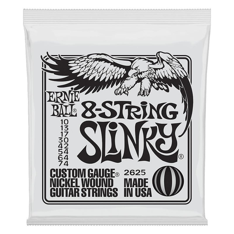 Ernie Ball 2625 Slinky 8-String Nickel Wound Electric Guitar Strings