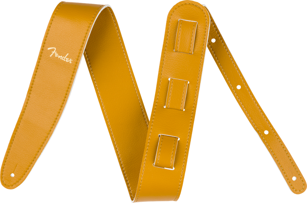 Fender® Vegan Leather Strap, Butterscotch, 2.5"