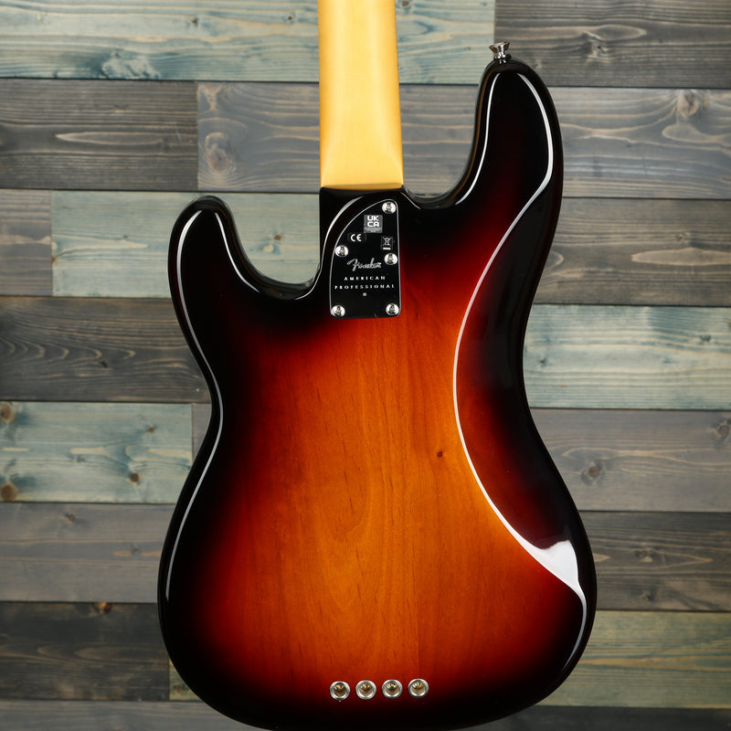 Fender American Professional II Precision Bass, Maple FB, 3-Color Sunburst