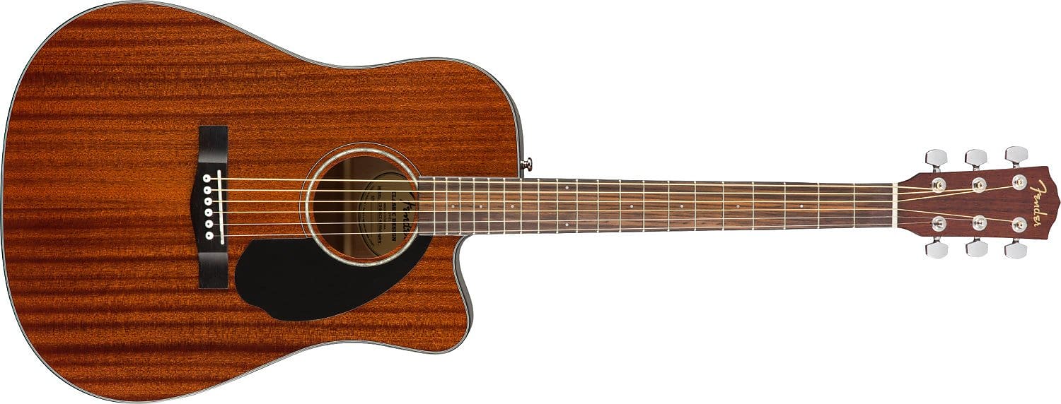 Fender CD-60SCE Dreadnought, Walnut Fingerboard, All-Mahogany