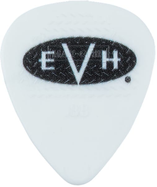 EVH Signature Picks, White/Black, .88 mm, 6 Count
