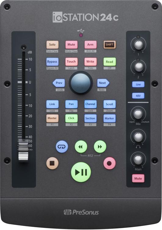 PreSonus ioStation 24c 2X2 USB-C Interface with Fader