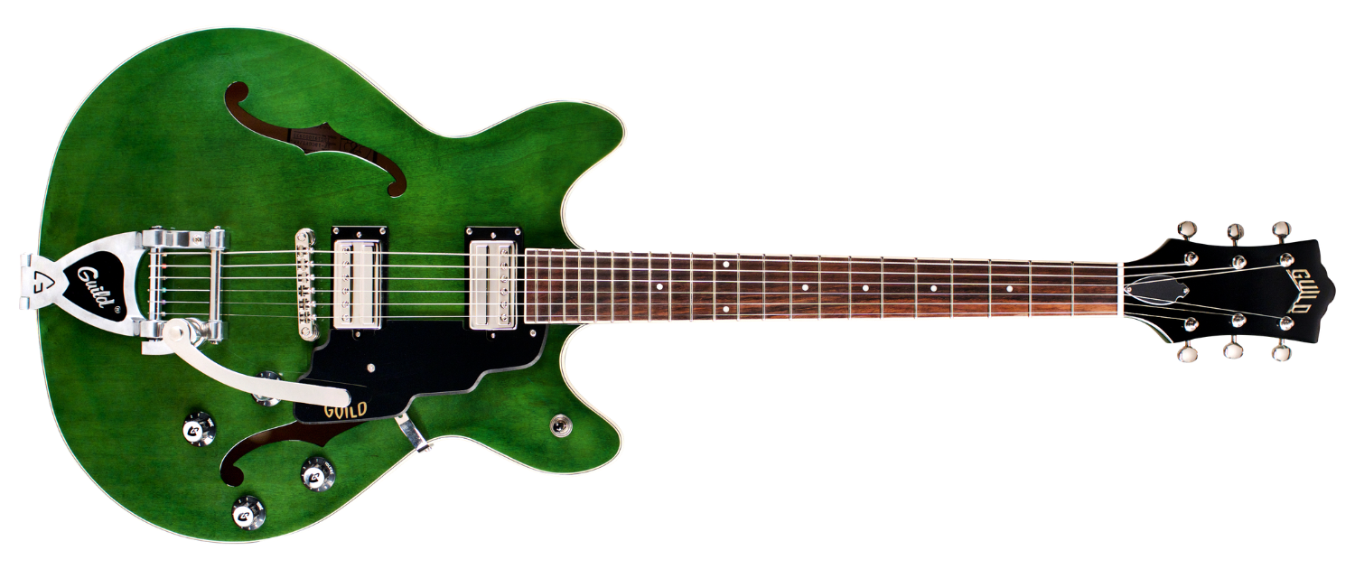 Guild Starfire I DC w/Guild Vibrato Tailpiece Electric Guitar - Emerald Green