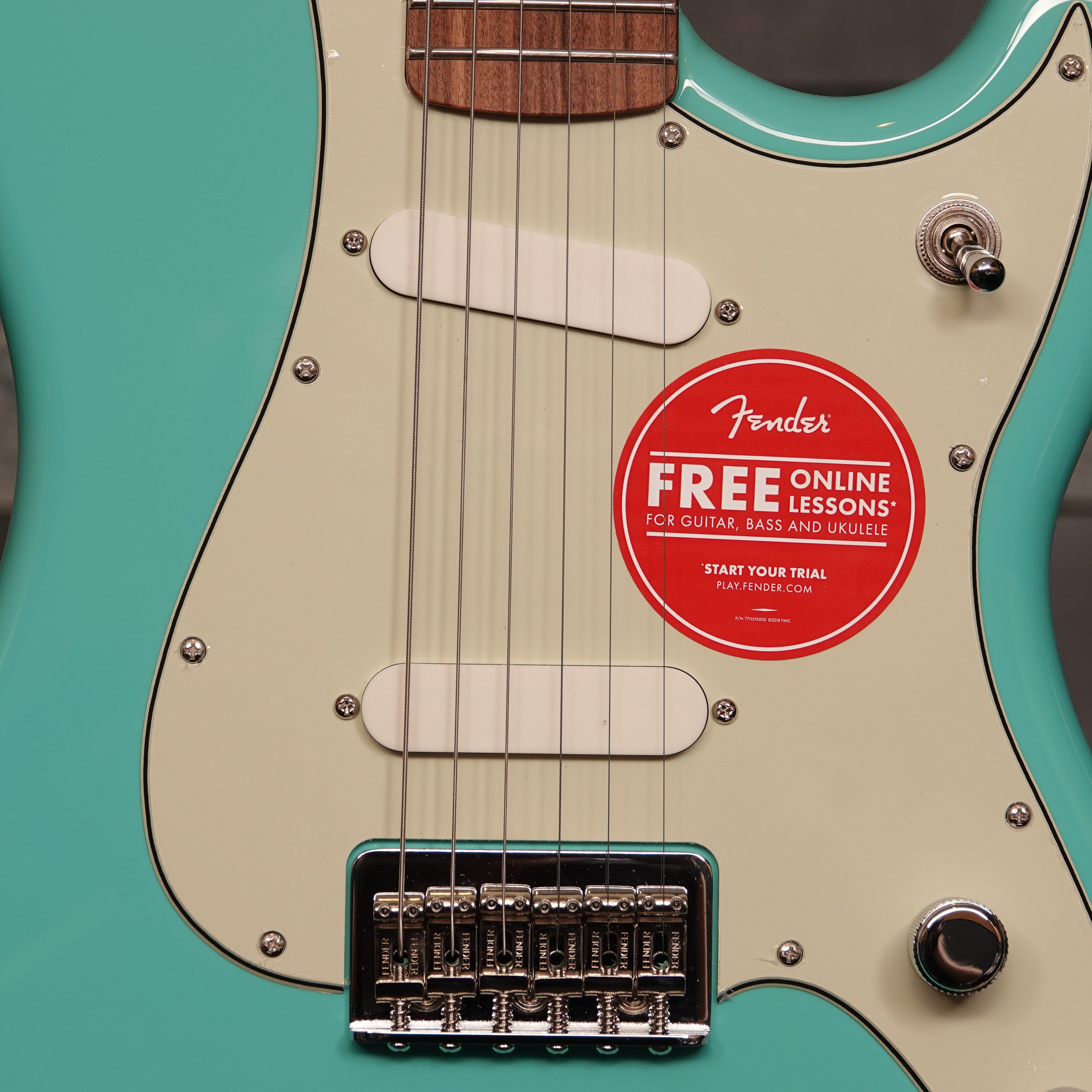 Fender Player Duo Sonic Pau Ferro Fingerboard, Seafoam Green