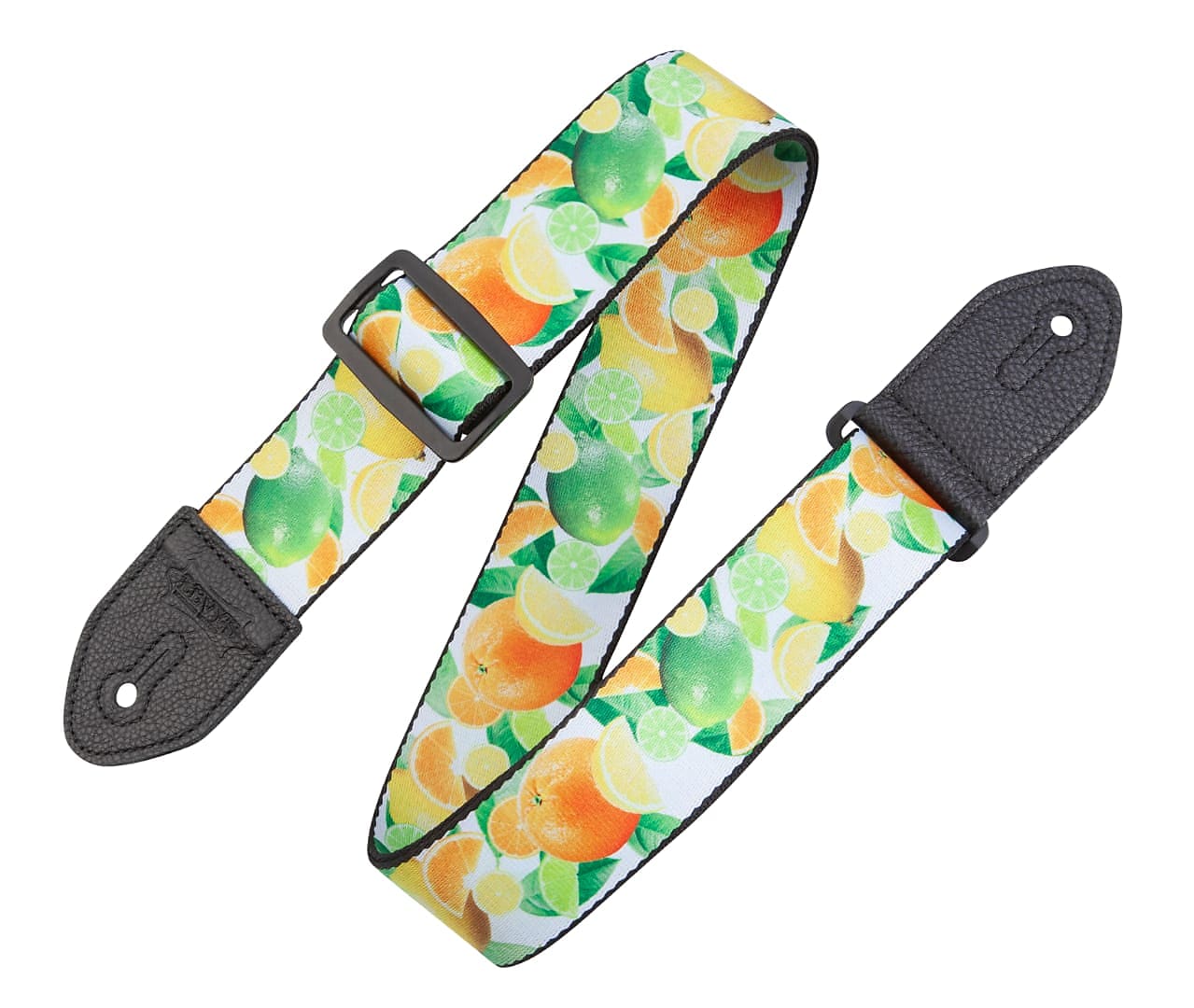Levy's MP2FS-006 Polyester Guitar Strap - Lemon/Lime/Orange (Citrus)
