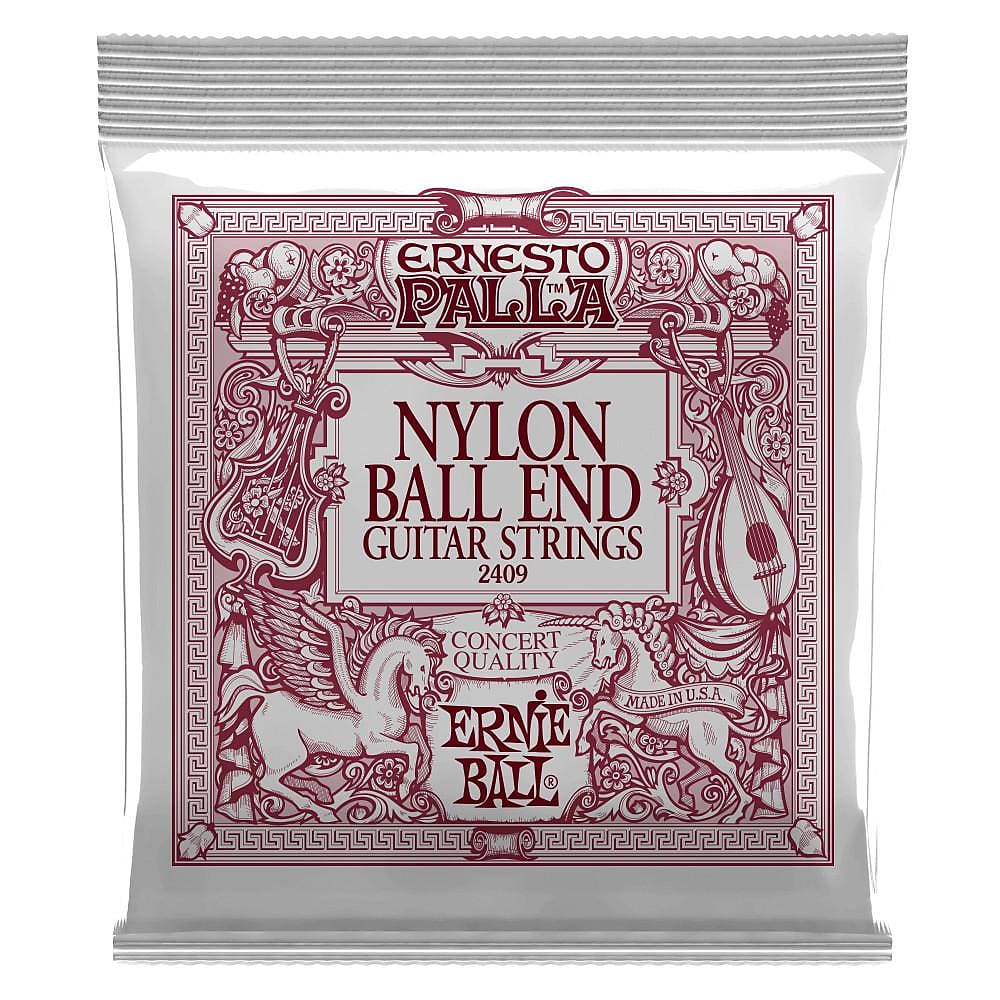 Ernie Ball 2409 Ernesto Palla Black Nylon Gold Ball End Classical Guitar Strings