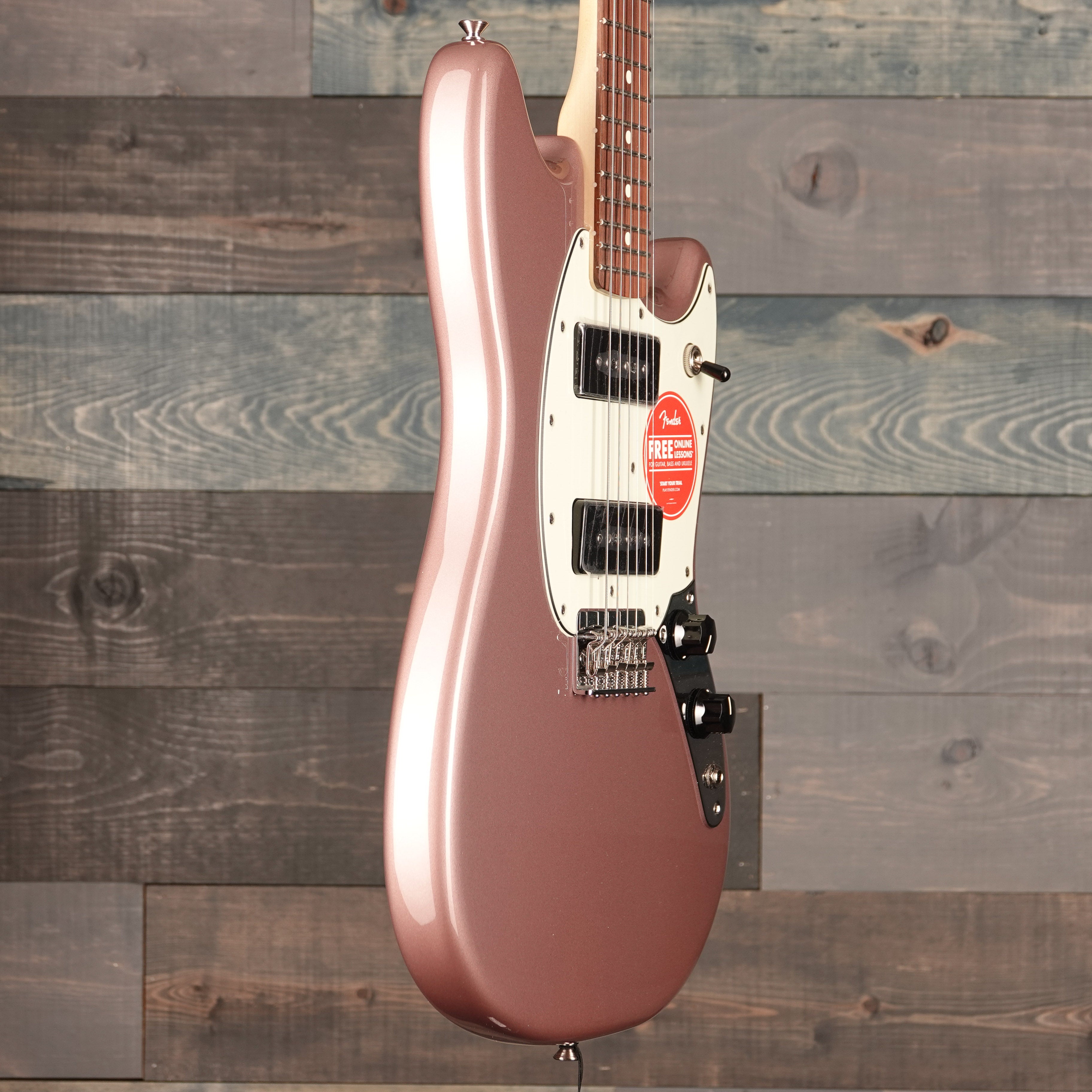 Fender Player Mustang 90, Pau Ferro Fingerboard, Burgundy Mist Metalli
