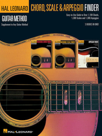 Hal Leonard Guitar Chord, Scale & Arpeggio Finder Easy-to-Use Guide