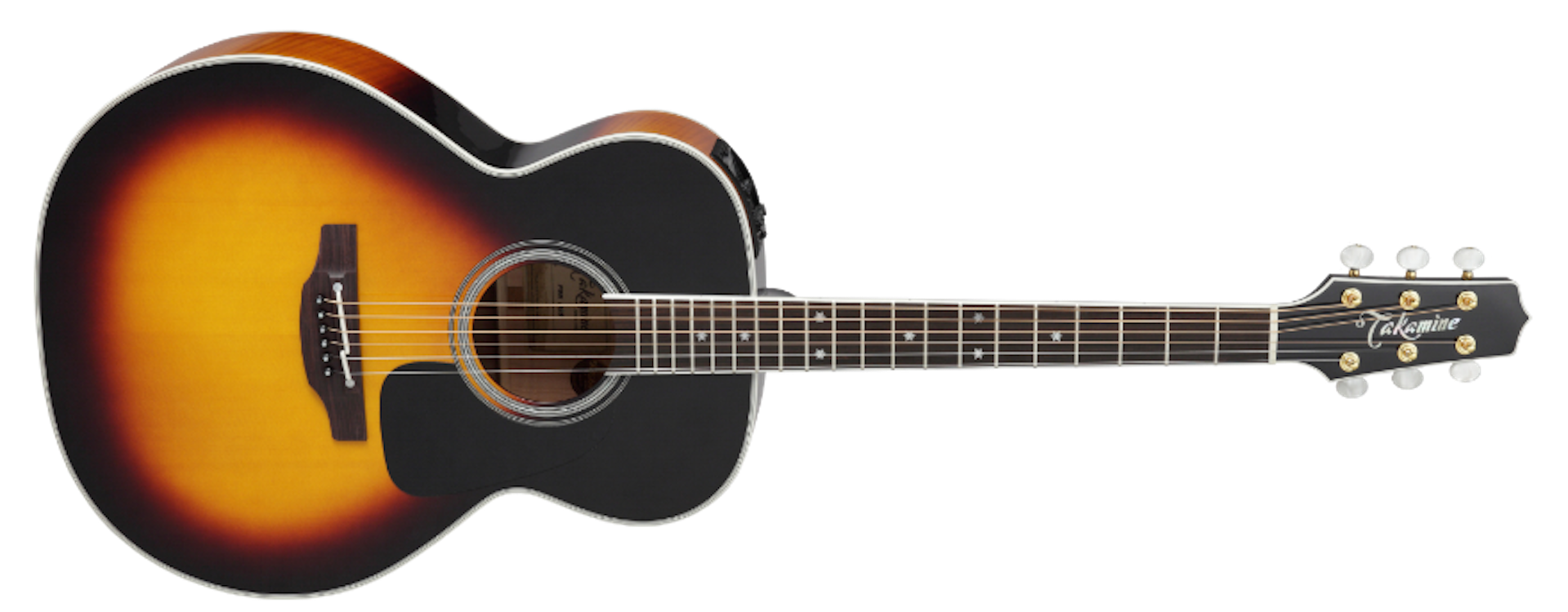 Takamine P6N Dreadnought Acoustic Guitar w/Case - Brown Sunburst