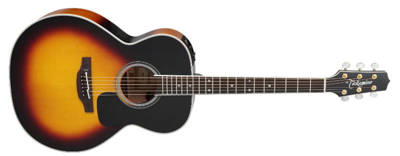 Takamine P6N Dreadnought Acoustic Guitar w/Case - Brown Sunburst