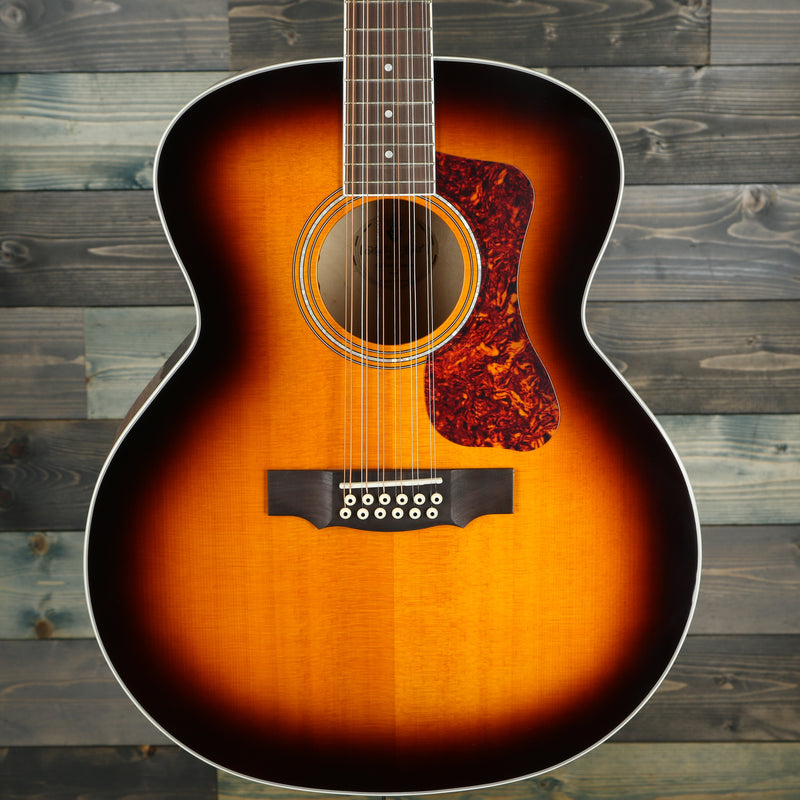 Guild F-2512E Deluxe ATB 12-String Acoustic - Antique Burst Gloss