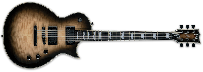ESP LTD EC-1000T Guitar - Black Natural Burst